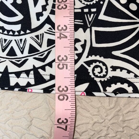 Southwind‎ Apparel Womens Tribal Collared Active Avalon Dress Black White Medium - Picture 8 of 8